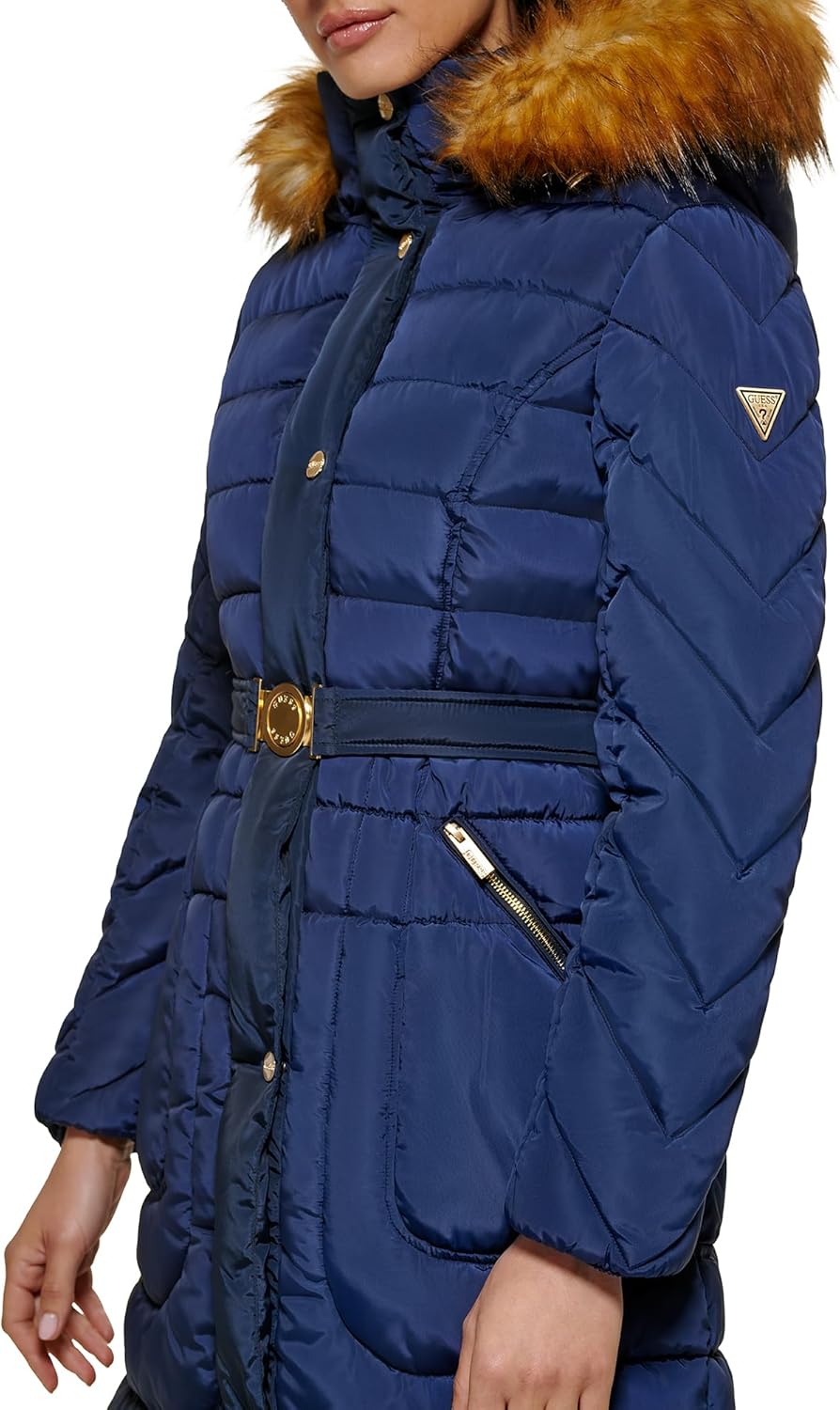 GUESS womens Guess Women's Midweight Puffer Jacket - Image 5