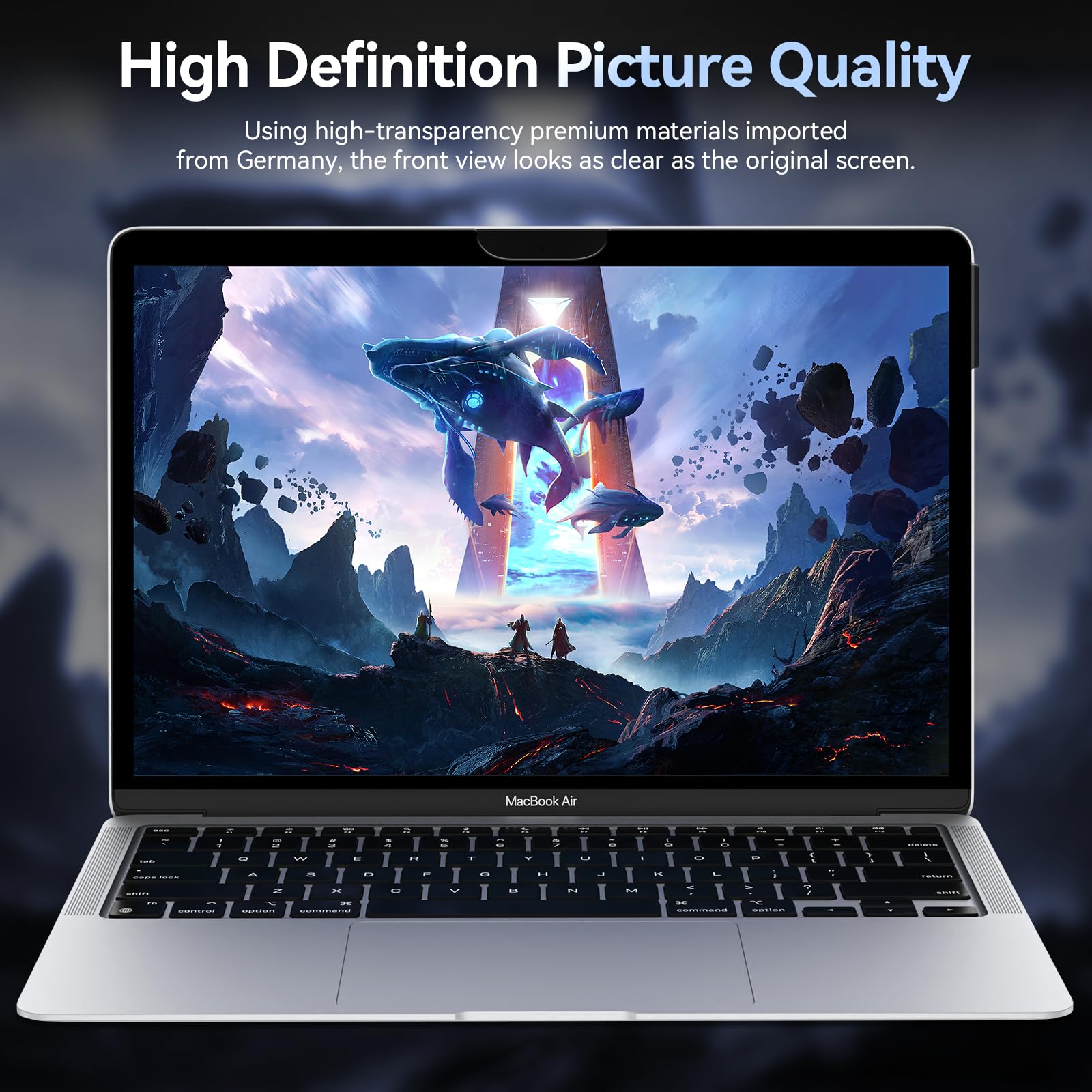 Filtre de Confidentialité MacBook Air 13" 2018-2021 M1 MacBook Pro 13 Pouces 2016-2022 M1 M2 Anti Espion Lumière Bleue