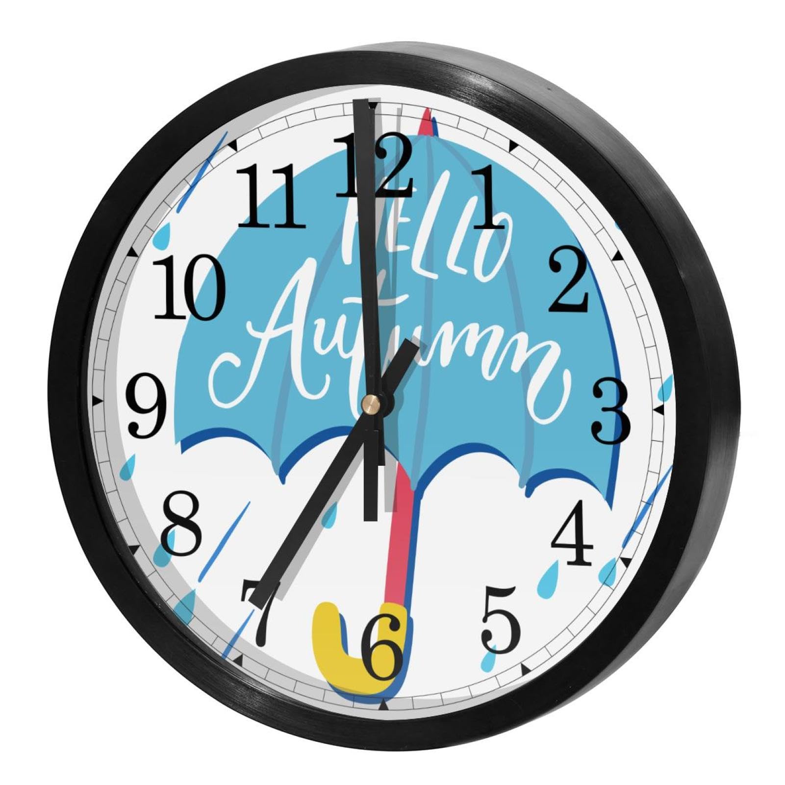 Horloge murale silencieuse sans tic-tac avec mécanisme à quartz précis