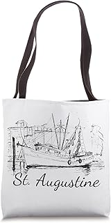 St. Augustine, Florida Classic Shrimp Boat Tote Bag