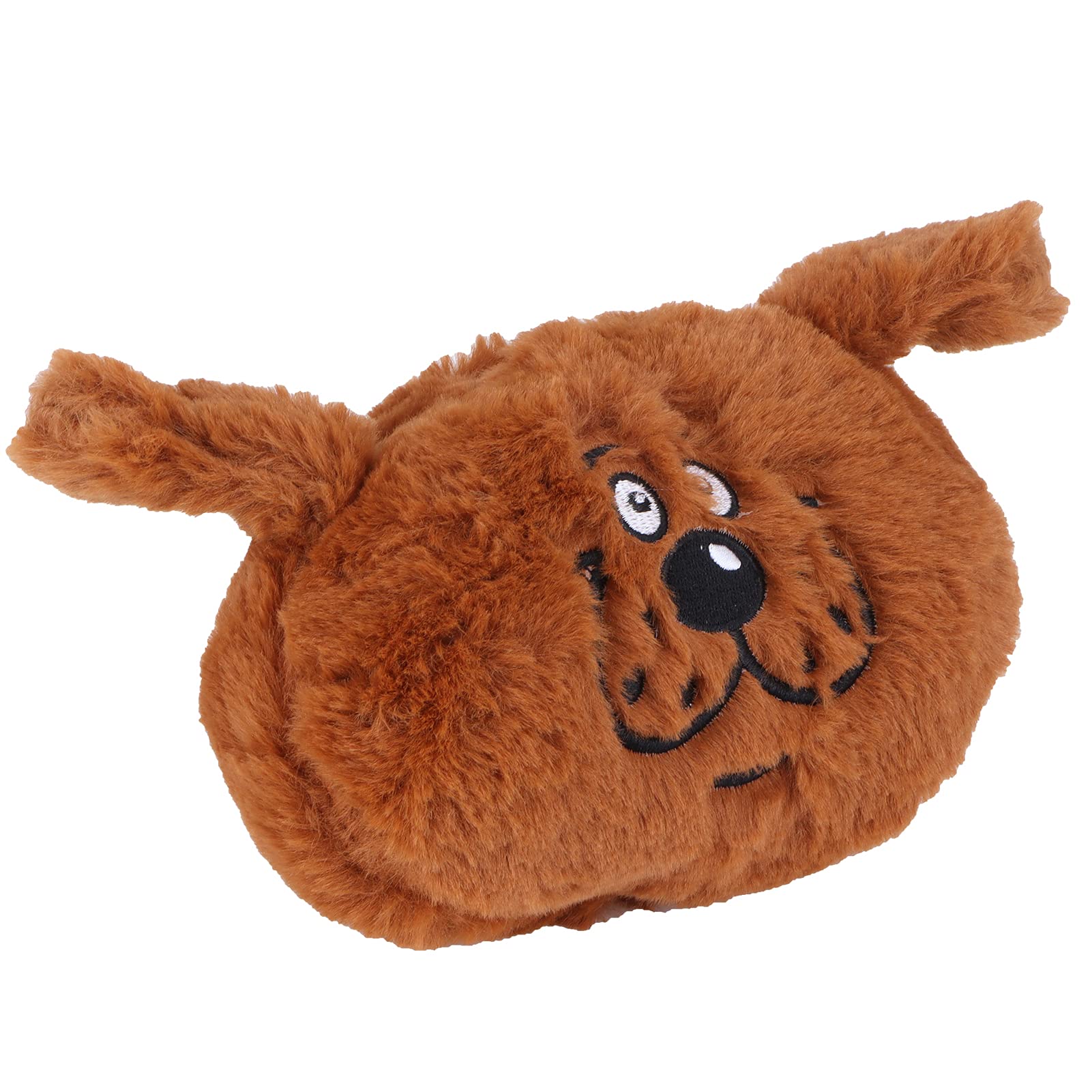 Balle à rire pour chiens, jouet rebondissant interactif pour chien, jouet en peluche de dessin animé, jouet couineur, jouet électronique pour chiot divertissement motorisé