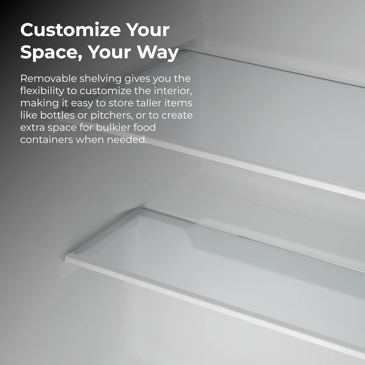 Kenmore 21" Compact Refrigerator with Chiller Compartment - Reversible Door, Adjustable Glass Shelves, ENERGY STAR Certified, 4 Can Rack, Interior Lighting, Freestanding, 4.5 cu. ft. Capacity - Black