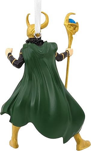 Miniatura 2 de Hallmark Marvel Loki - Adorno navideño de resina