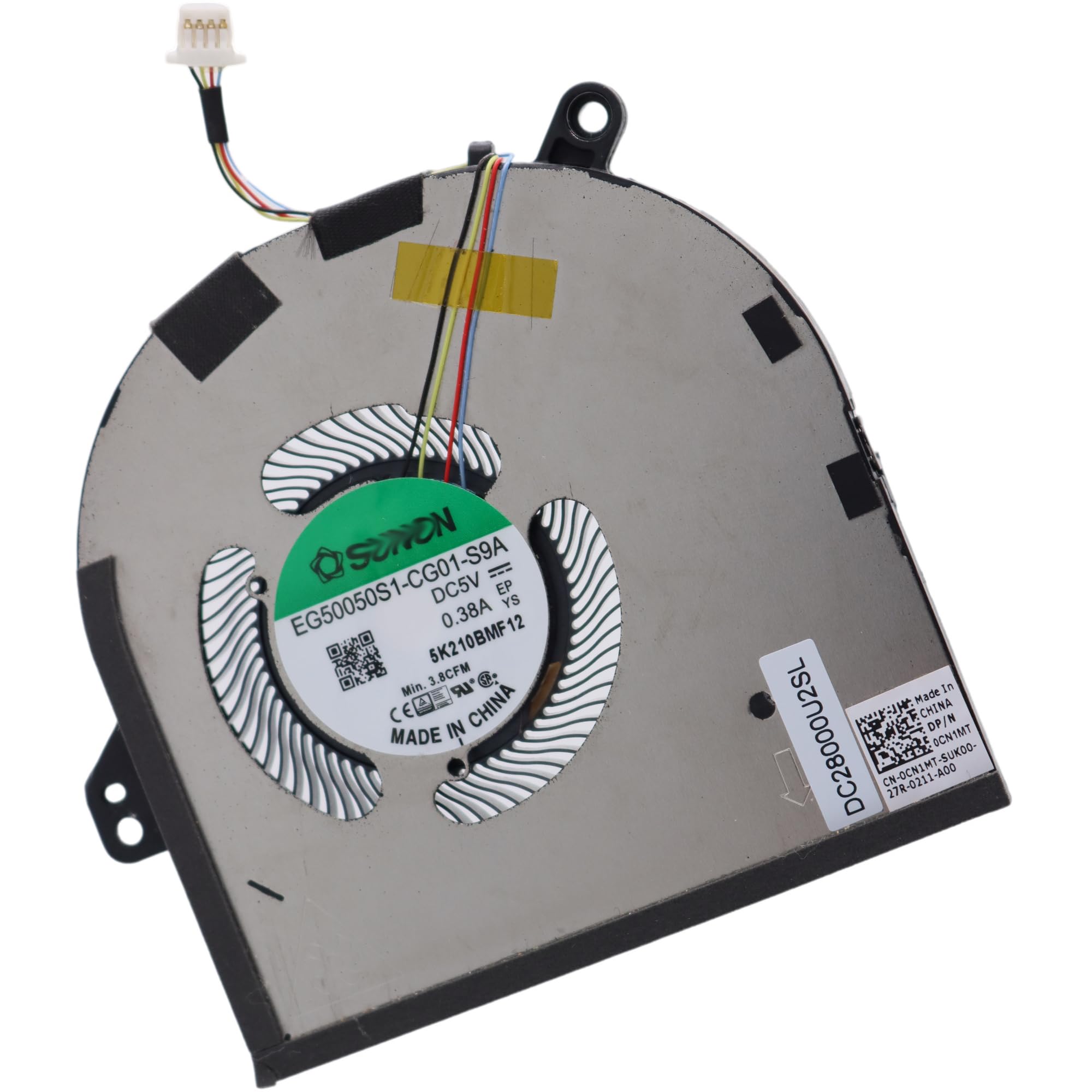 Ventilador GPU 0CN1MT arreglar sobrecalentamiento Dell Precision 5560 7