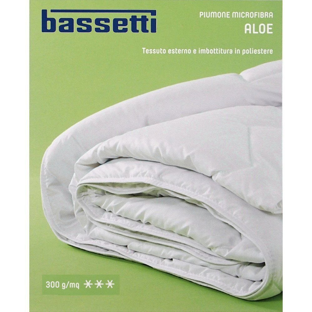 Bassetti Piumino Invernale Il PIUMONE in Microfibra con Aloe Vera, Una Piazza e Mezza cm. 200x200