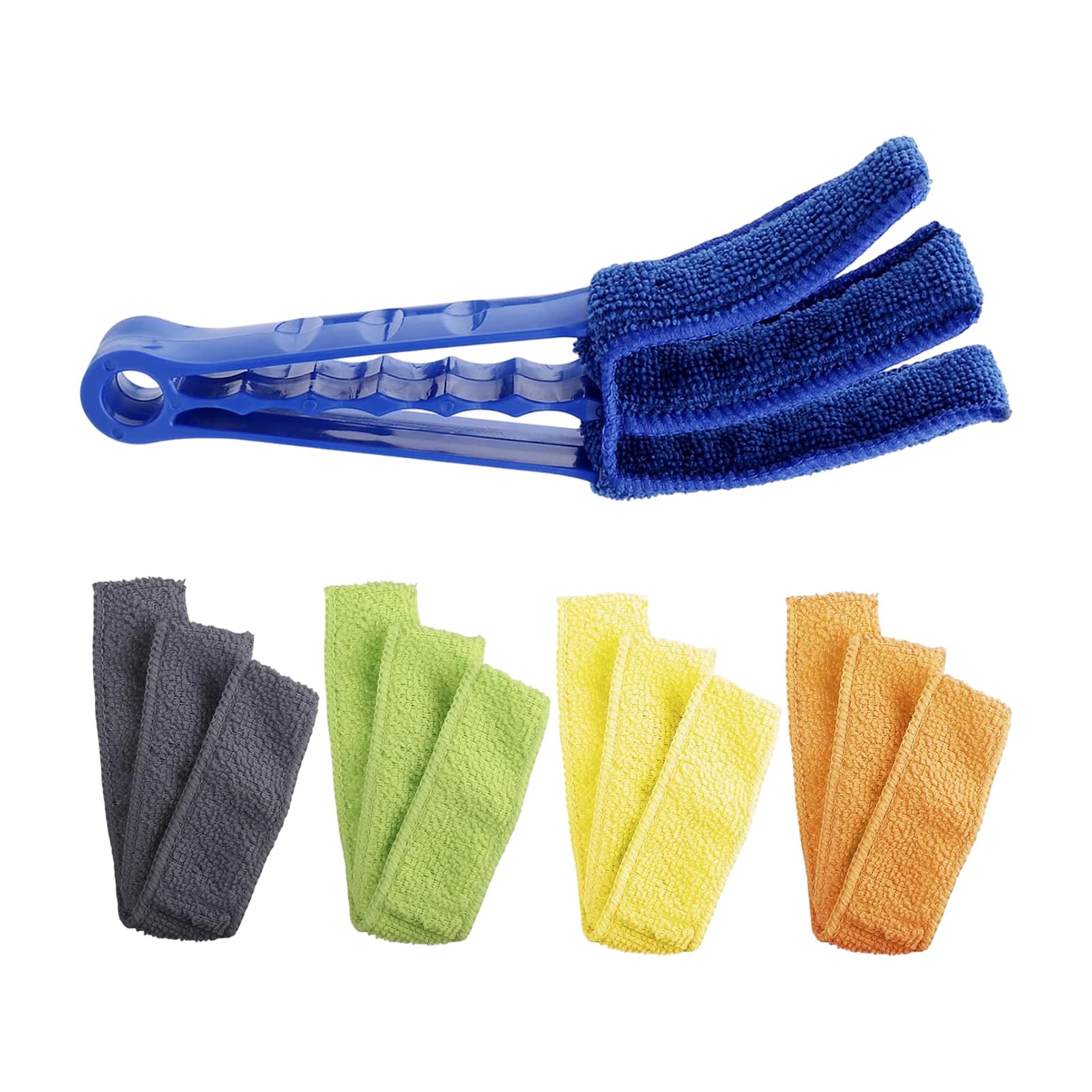 Slats and Louver Clean Brush Set Microfiber Duster Tool for Window Blinds Vehicle Vents Small Household Gaps Care Tool Shutter