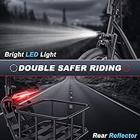 Vista 8 de VOLPAM Scooter eléctrico para adultos, scooter eléctrico plegable para adultos, motor de 500 W, velocidad de 22 MPH, rango de 27 millas, neumáticos