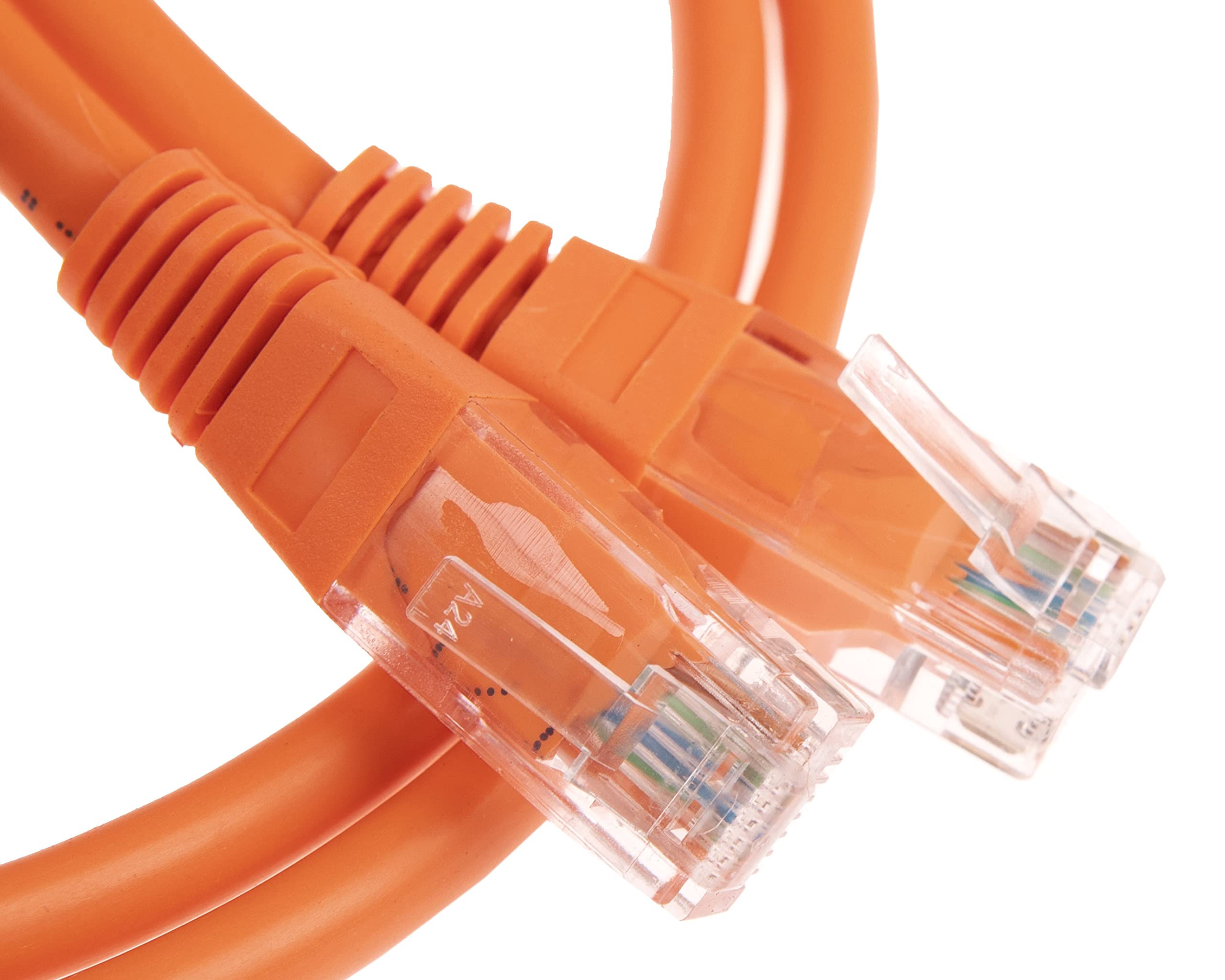 CDL Micro Twisted Pair High Signal Integrity Cat5e Patch Cable 2m - Orange