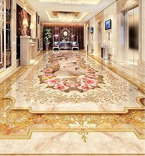 Mattonelle Adesive Pavimenti 3D Personalizza Marmo Camera Da Letto Soggiorno Cucina Pvc Carta Da Parati Autoadesiva Da Pavimento Impermeabile-430_X_300Cm Per La Camera Dei Bambini Soggiorno Bagno Wc