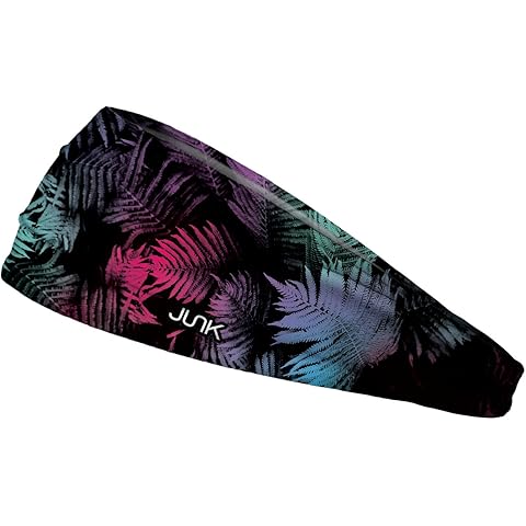 JUNK Brands Big Bang Lite Novelty Headband - Moisture-Wicking, Performance Fabric, Non-Slip, Sports Sweatband for Men & Women - One Size
