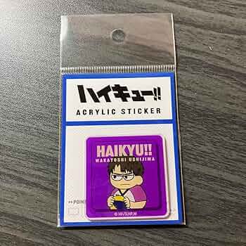 Amazon.co.jp: 144 ハイキュー ジロリ アクリルステッカー 白鳥