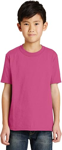 Port & Company RMK Youth Core Blend Tee (Pack of 72), Sangria, X-Large