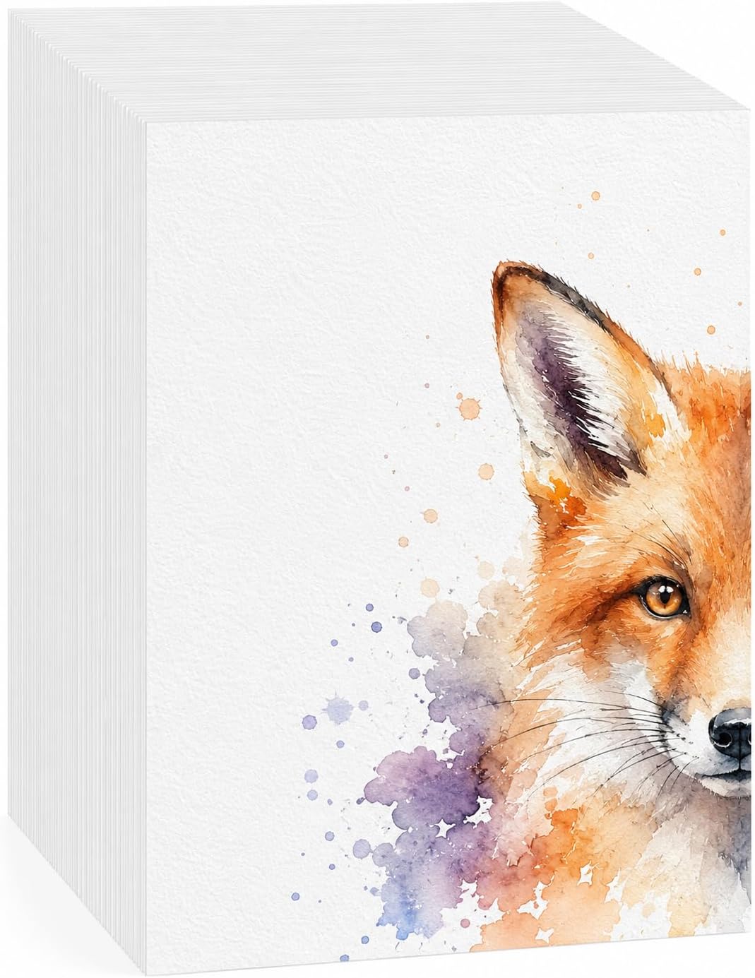 Fyess 120 Sheets Watercolor Paper Bulk, 5x7 Inch Cold Press Watercolor Paper, 140lb/300 GSM Textured Art Paper for Beginners, Students, Hobby Painting & DIY Crafts
