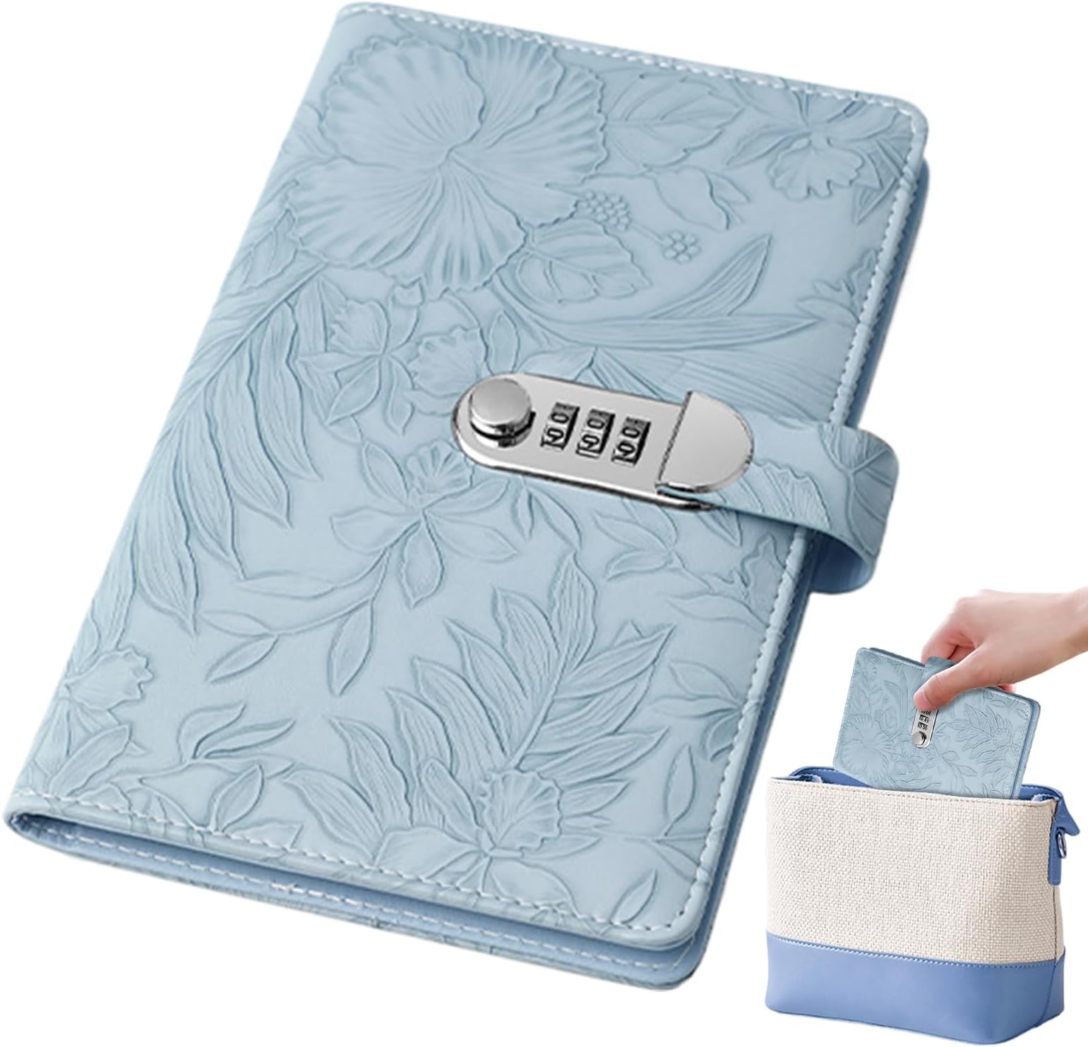Budget Book with Lock,Banknote Storage Notebook - Money Challenge Book with Lock - for Freelancers Families Couples Adults Home Office Apartment Travel