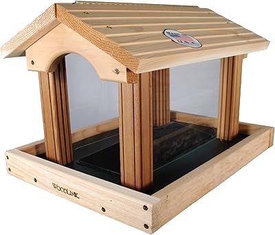 Amazon.com: Woodlink PRO4 Premier - Alimentador para pájaros de cedro