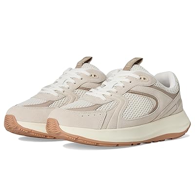 FitFlop F Mode Flow Suede/Mesh/Leather Flatform Sneakers Women