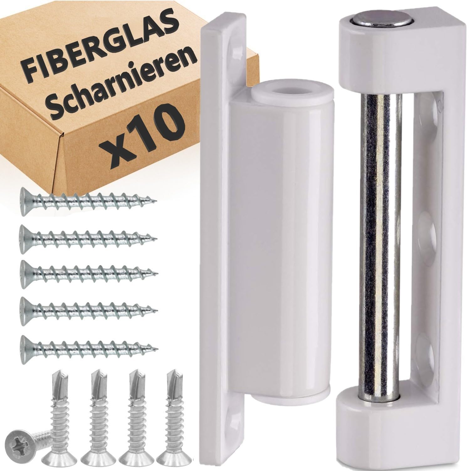 Fibreglass Door and Window Hinges Set of 10, Door Hinge, Door Hinge, Window Hinge, Renovation Hinge