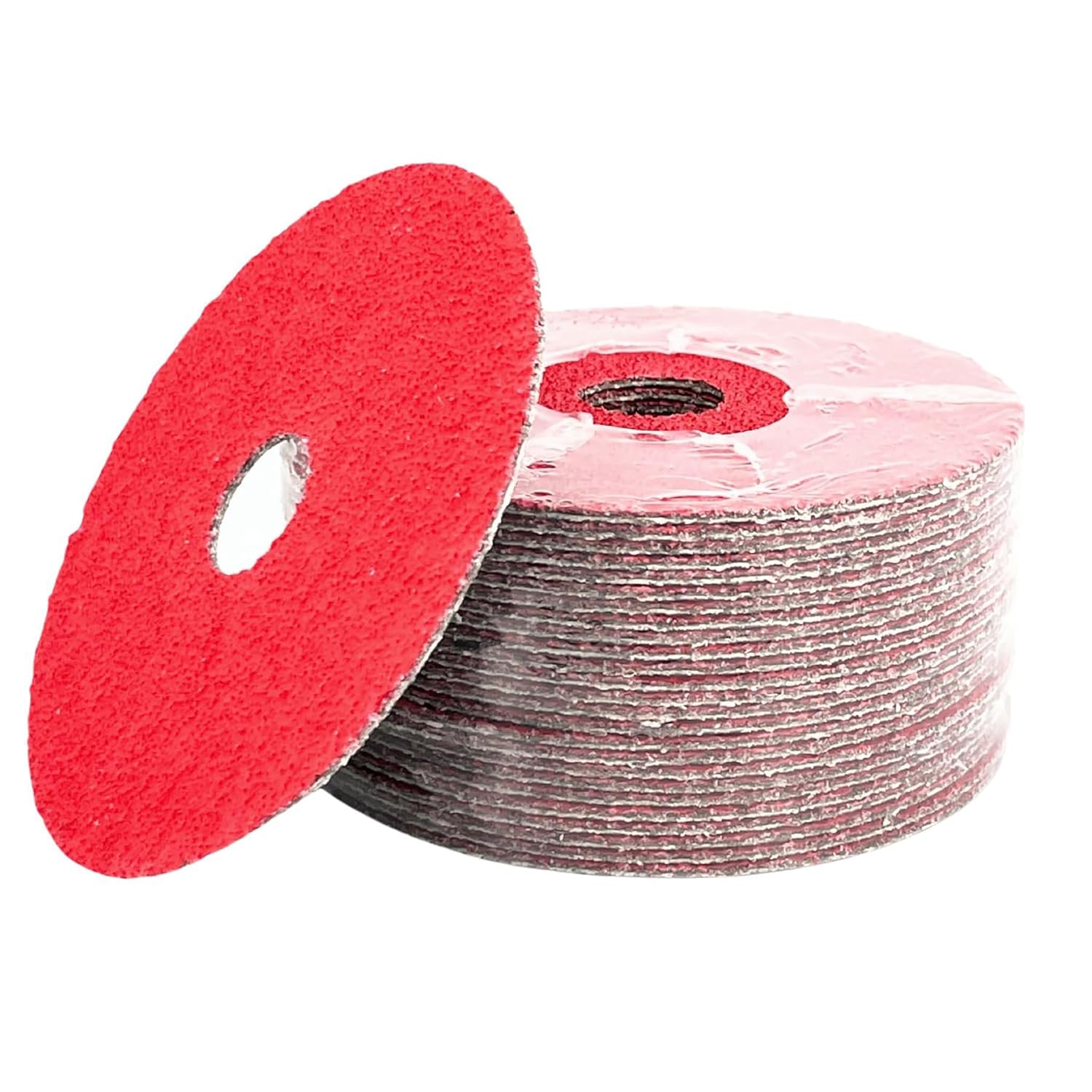 VSM 25-Pack - 5 inch 24 Grit (Coarse) - Ceramic Resin Fiber Discs with Top-Size, Tear Resistant Fiber Backing, Durable, Hand-Held Machine Compatible Sanding Discs