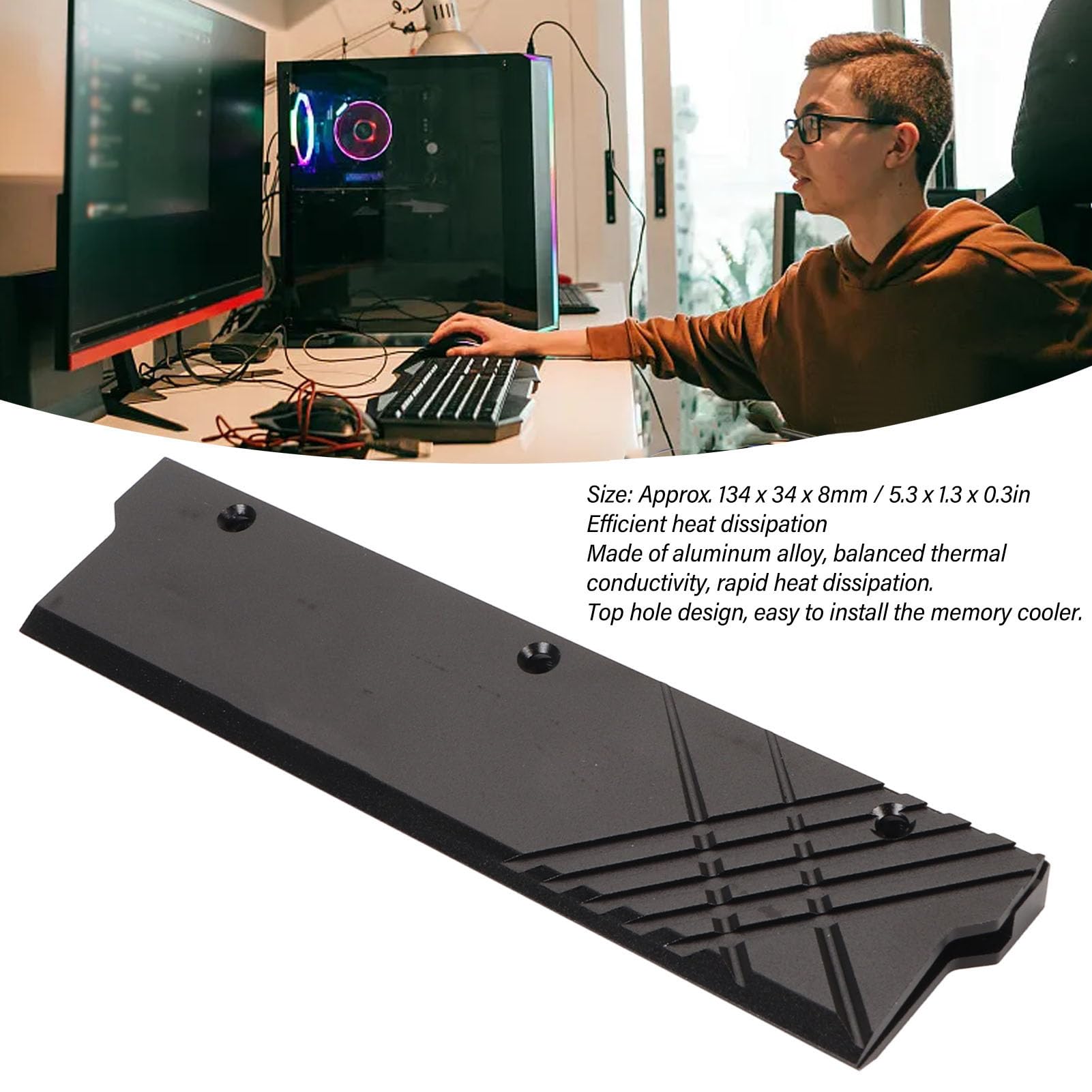 DDR5-geheugenkoeler Efficiënte Aluminium Computer Waterkoeling