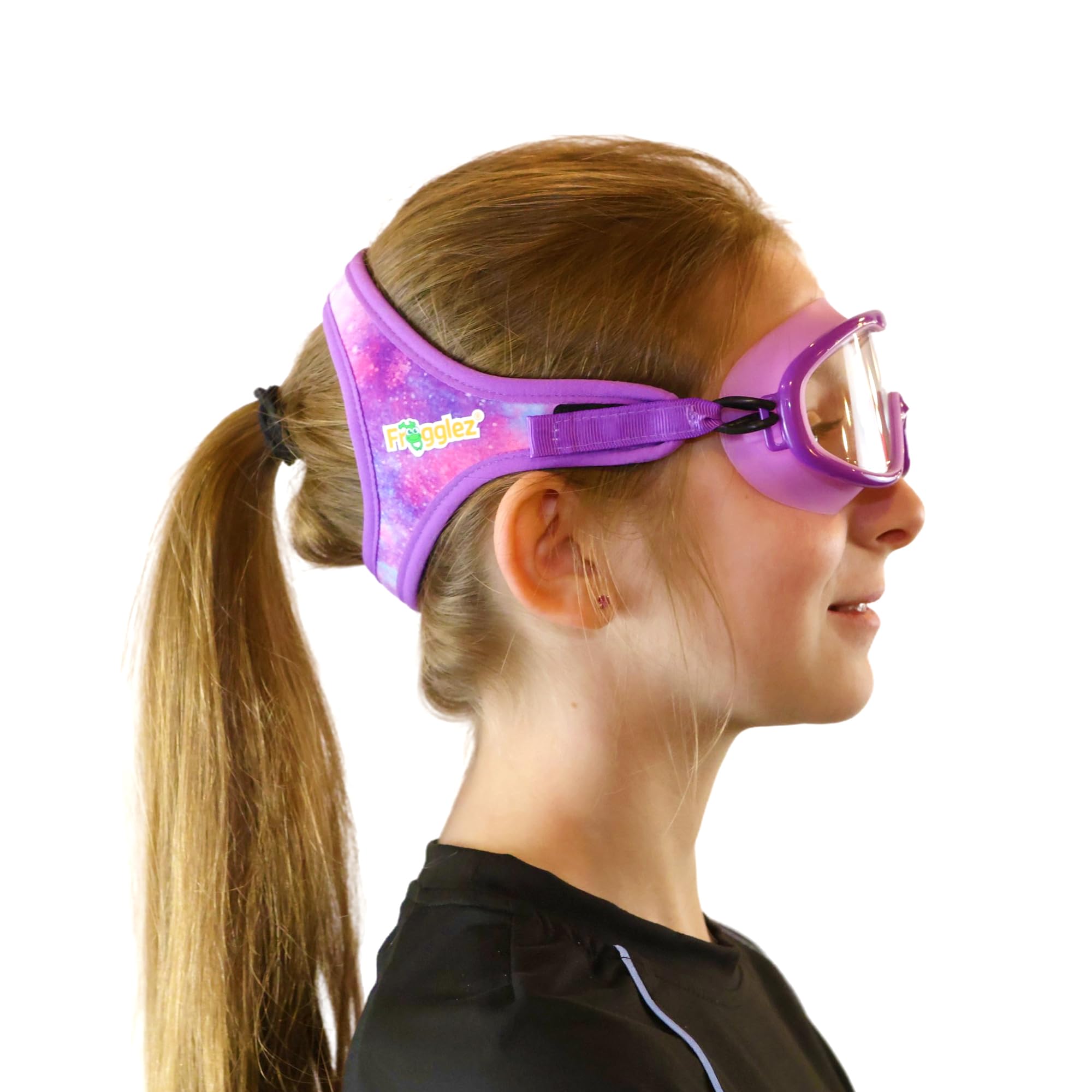 Youth Wide View Anti-Fog Crystal Clear Swim Goggle Mask for Kids under 10 (Ages 4-10)