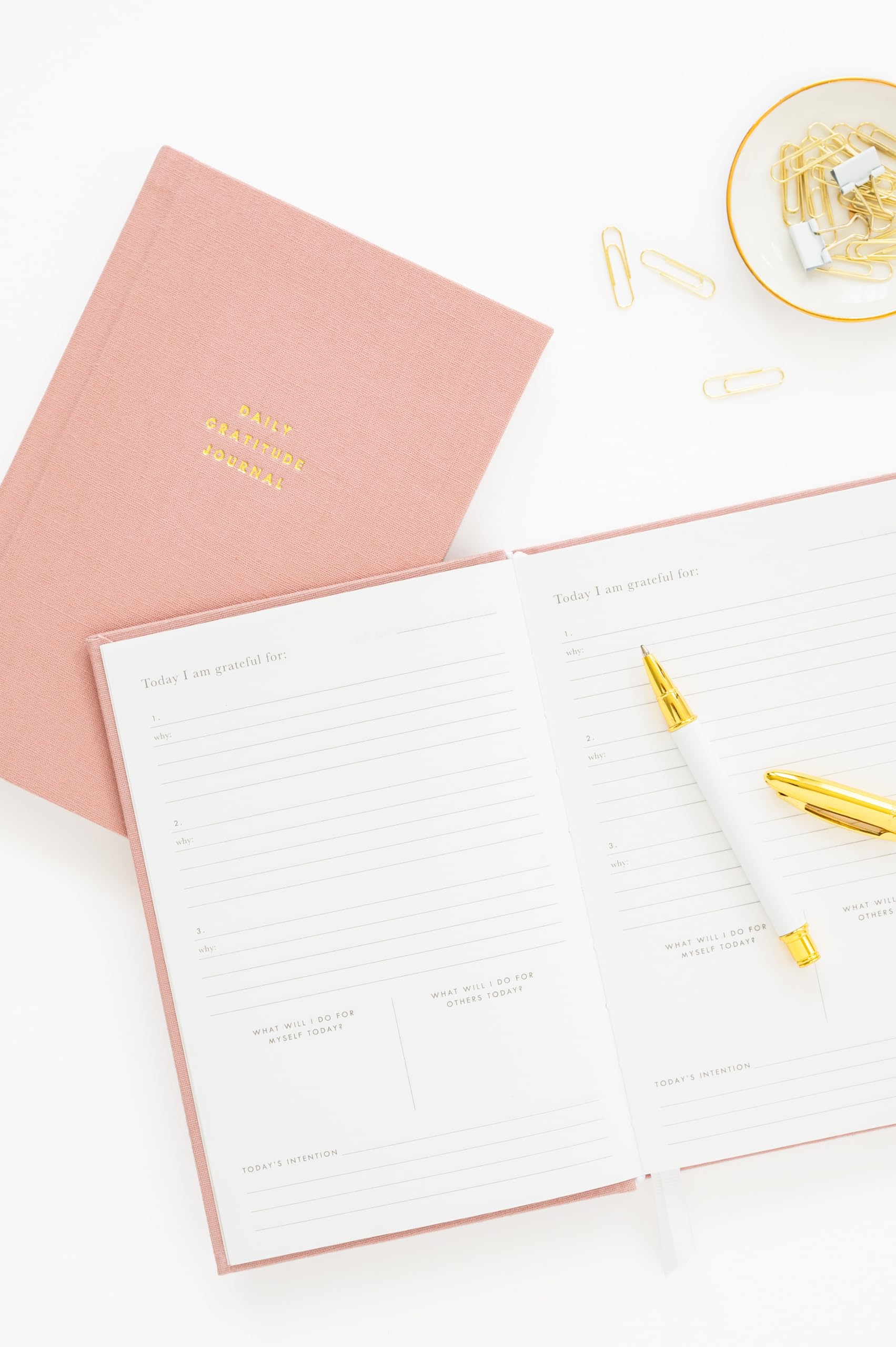 Sugar Paper Diario de gratitud, diario de gratitud guiado con indicaciones para mujeres y hombres, diario de 5 minutos para cuidado personal, atención plena y reflexión, 5.5 x 8 pulgadas, salvia