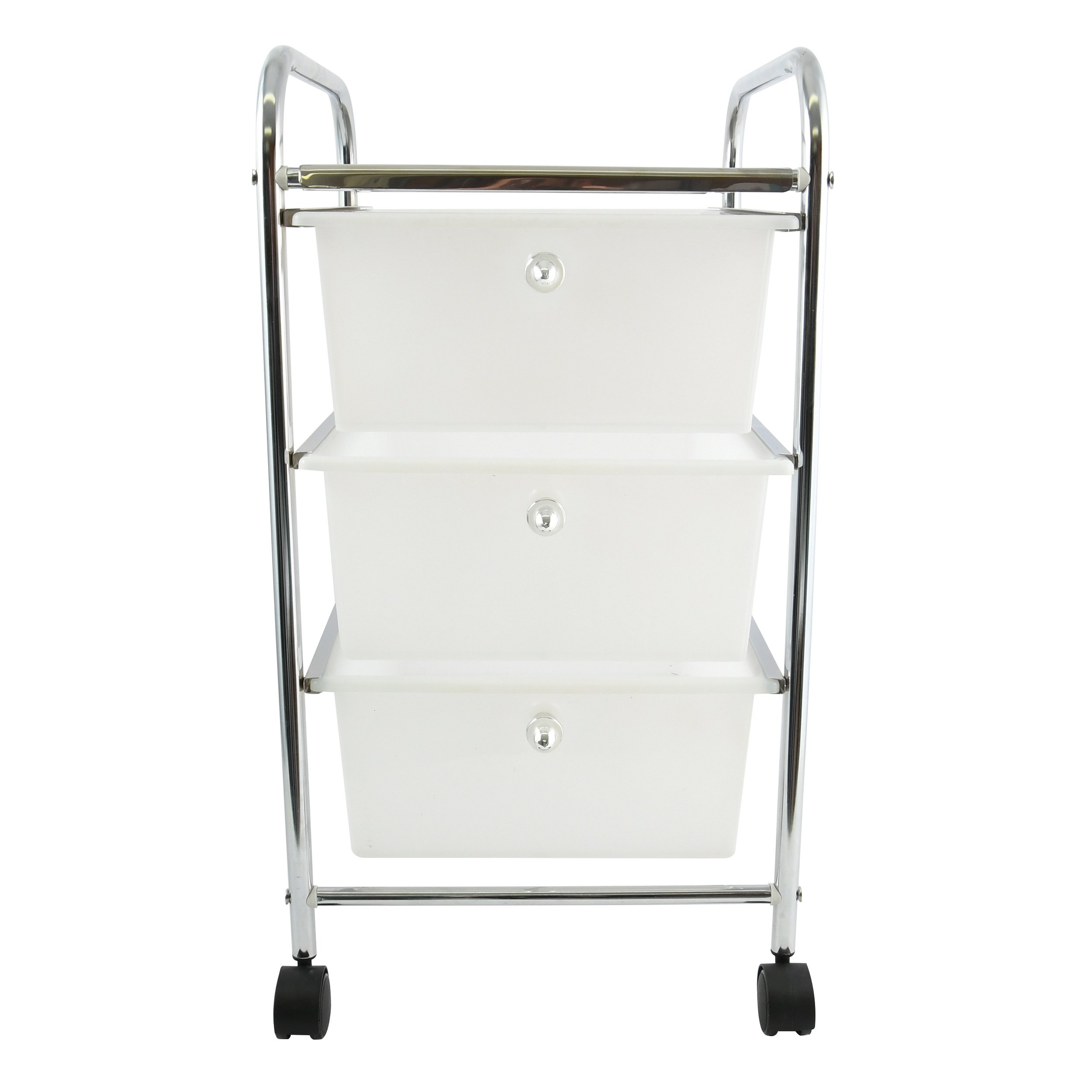 MSV Carrito DE BAÑO Cromado 3 CAJONES