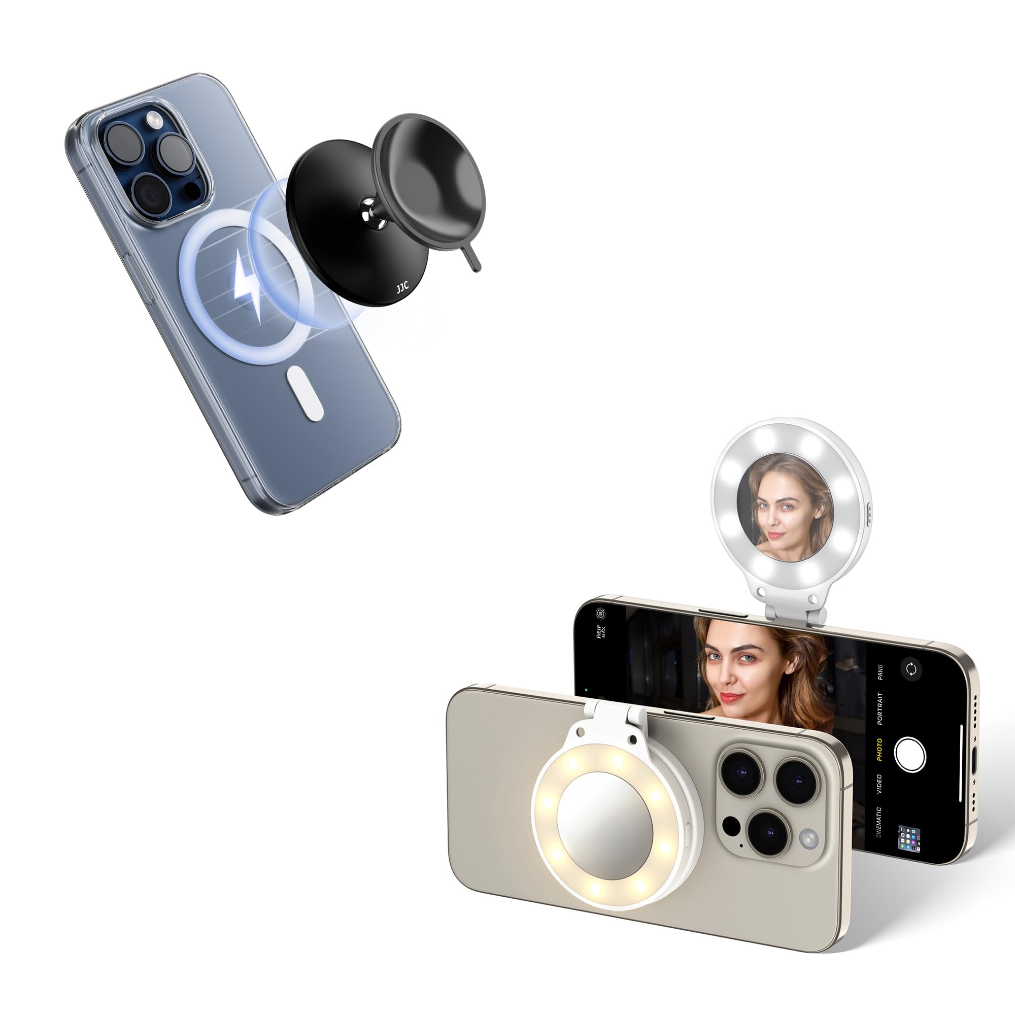 Amazon.com: JJC Magnetic Phone Selfie Ring Light with Suction Cup