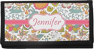 Wild Garden Canvas Checkbook Cover (Personalized)