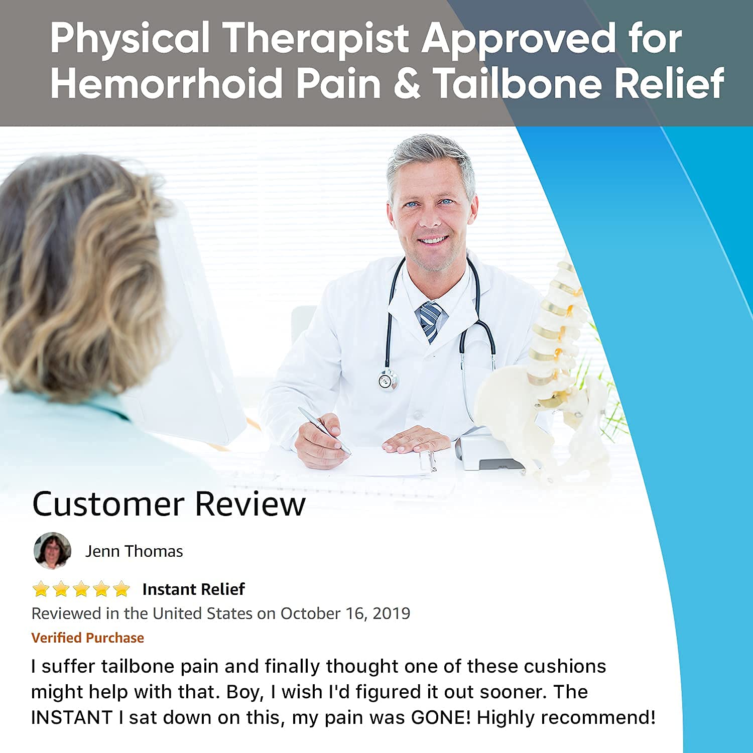 Buy Donut Pillow Hemorrhoid Tailbone Cushion Medium Seat Cushion Pain