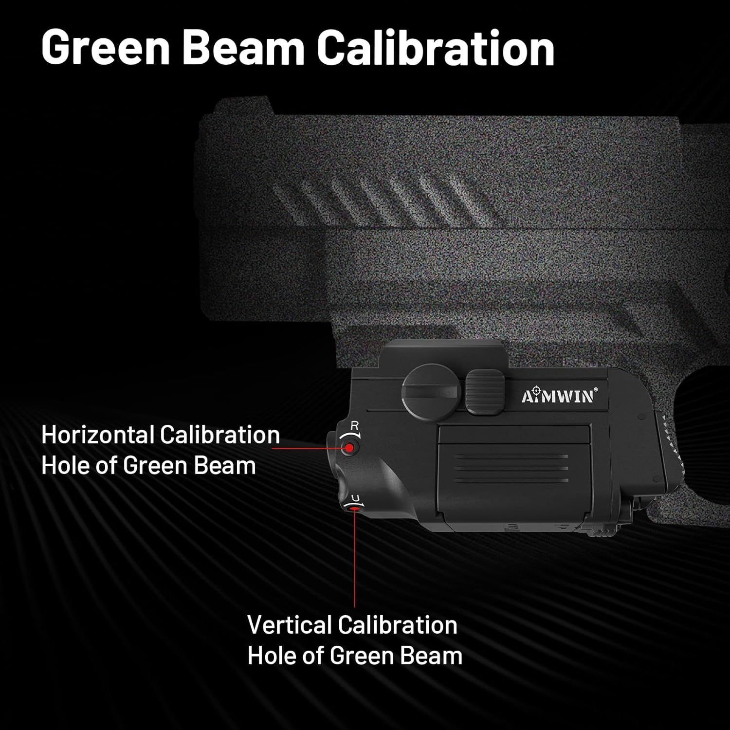 AIMWIN Red Dot Sight 2 MOA Dot 32 MOA Circle Multi-Reticle Reflex Sigh Bundled with Tactical Laser Light Combo 900 Lumens Weapon Light