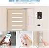 Kit de cerradura magnética inteligente WiFi para puerta, fuerza de retención de 1200 lbs, sistema de cerradura magnética con control por app/remoto, 4 modos, alertas de sonido, instalación fácil para hogar y oficina 3