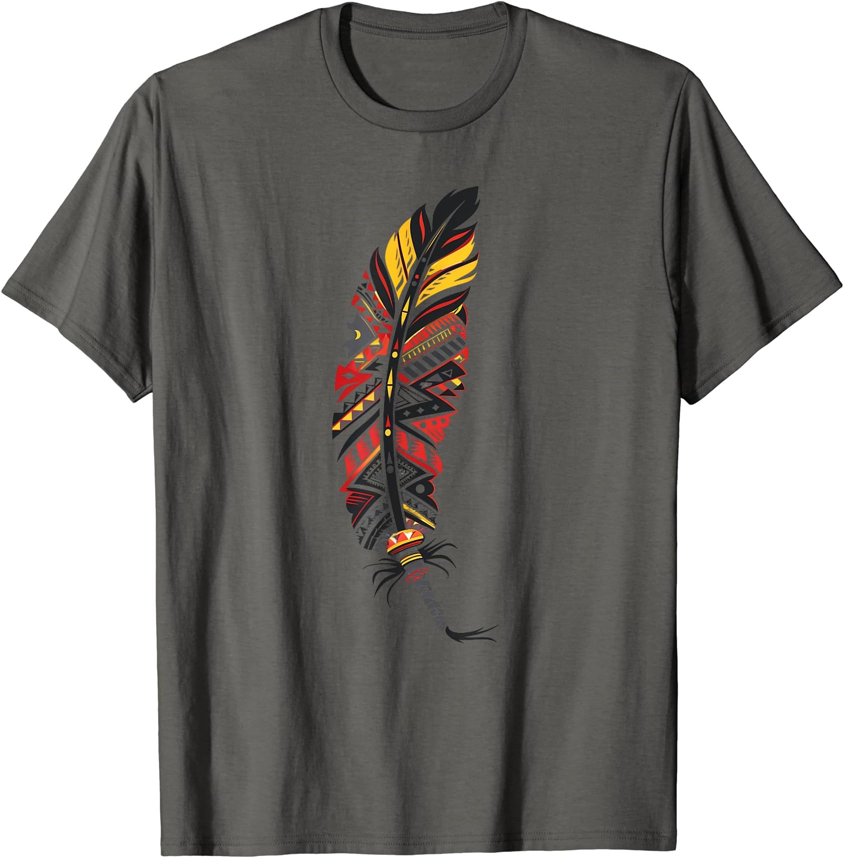 Native American Tribal Clothing and ShirtsFeather Southwest Native American Indian Tribal Art Graphic T-Shirt