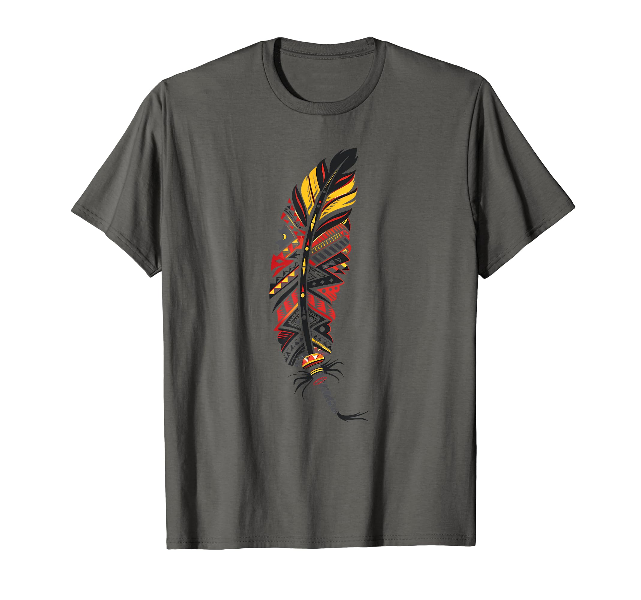 Native American Tribal Clothing and ShirtsFeather Southwest Native American Indian Tribal Art Graphic T-Shirt