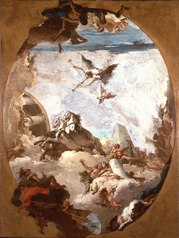 ArtDirect The Triumph of Hercules (1761) 11x14 UnFramed Museum Art Print Poster Ready for Framing by Giovanni Battista Tiepolo (Italian, 1696-1770)