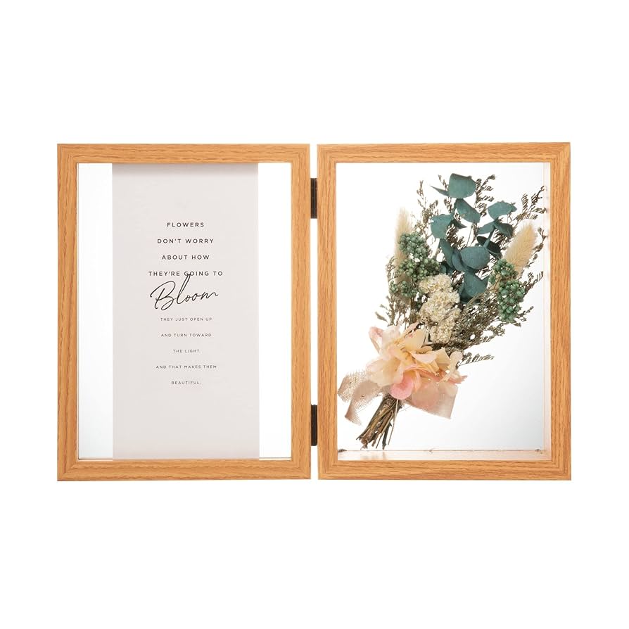 美品】フランスアンティーク ドライフラワー ドーム ゴールド