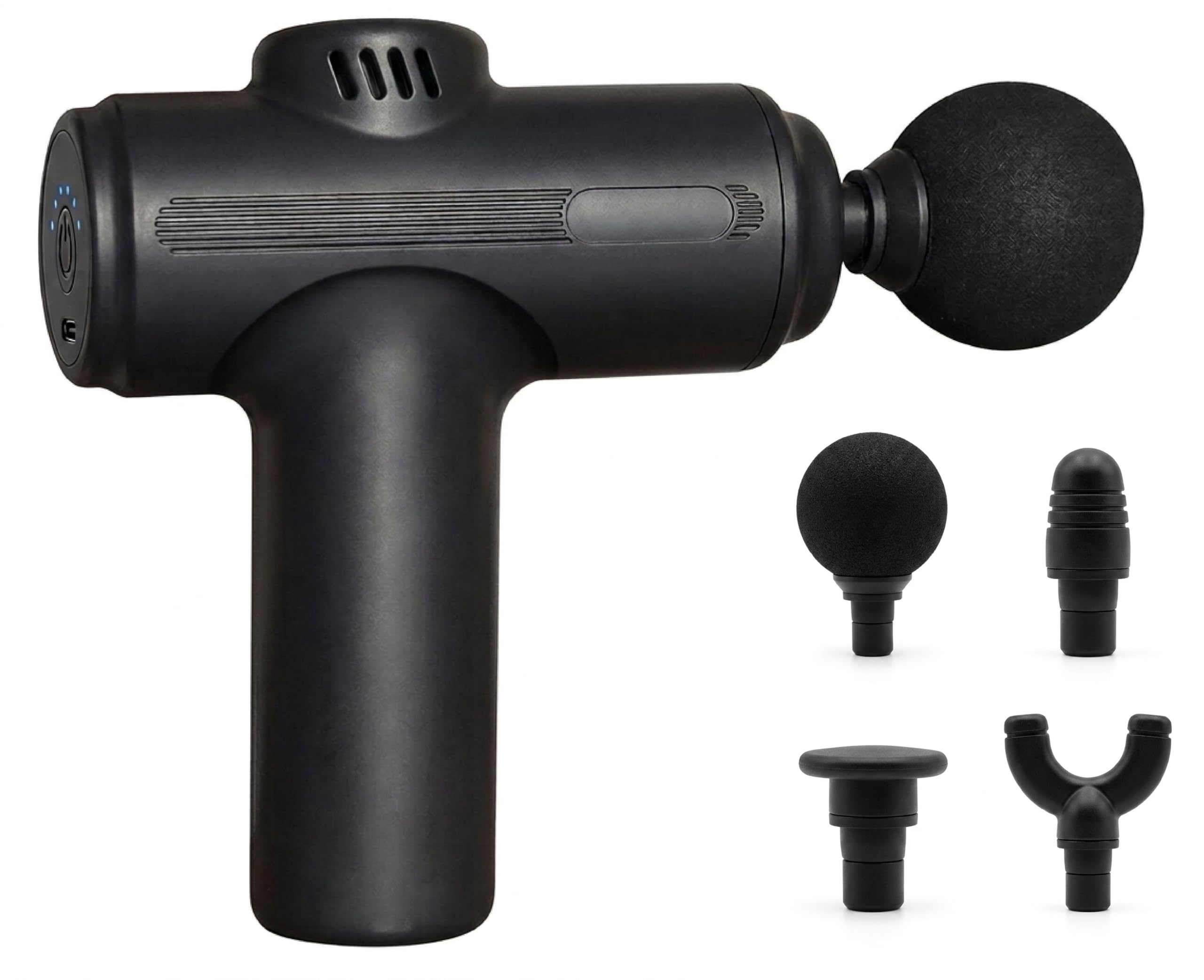 Long Handle Art_ronic Gun Massager | Deep Tissue Percussion Body Massager with 4 Heads | 6 Speed Levels | 2000 mAh Battery | Cordless & Lightweight | For Muscle Pain Relief & Recovery-image-22