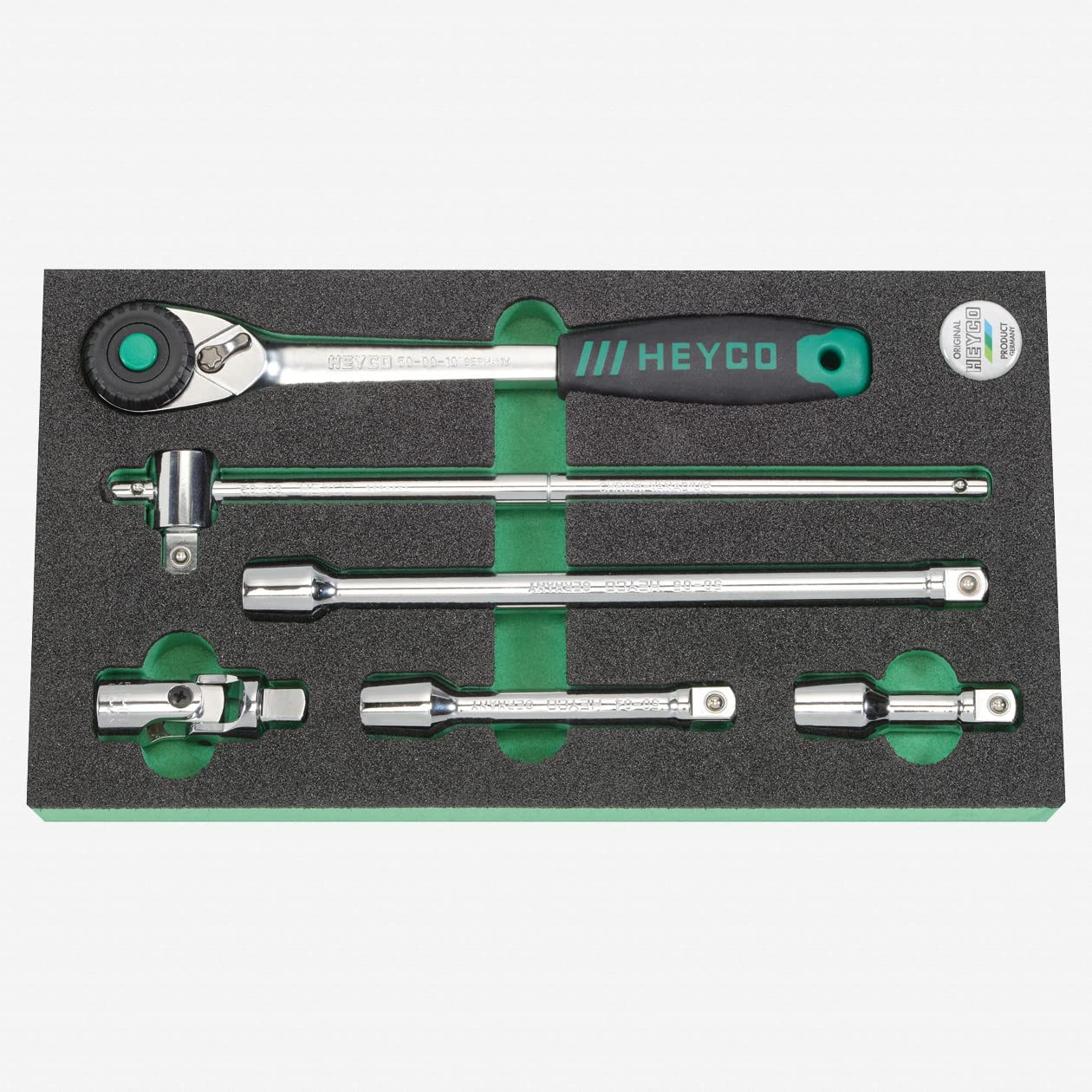 Amazon.co.jp: Heyco 9770010 ラチェットとアクセサリーセット 1/2 