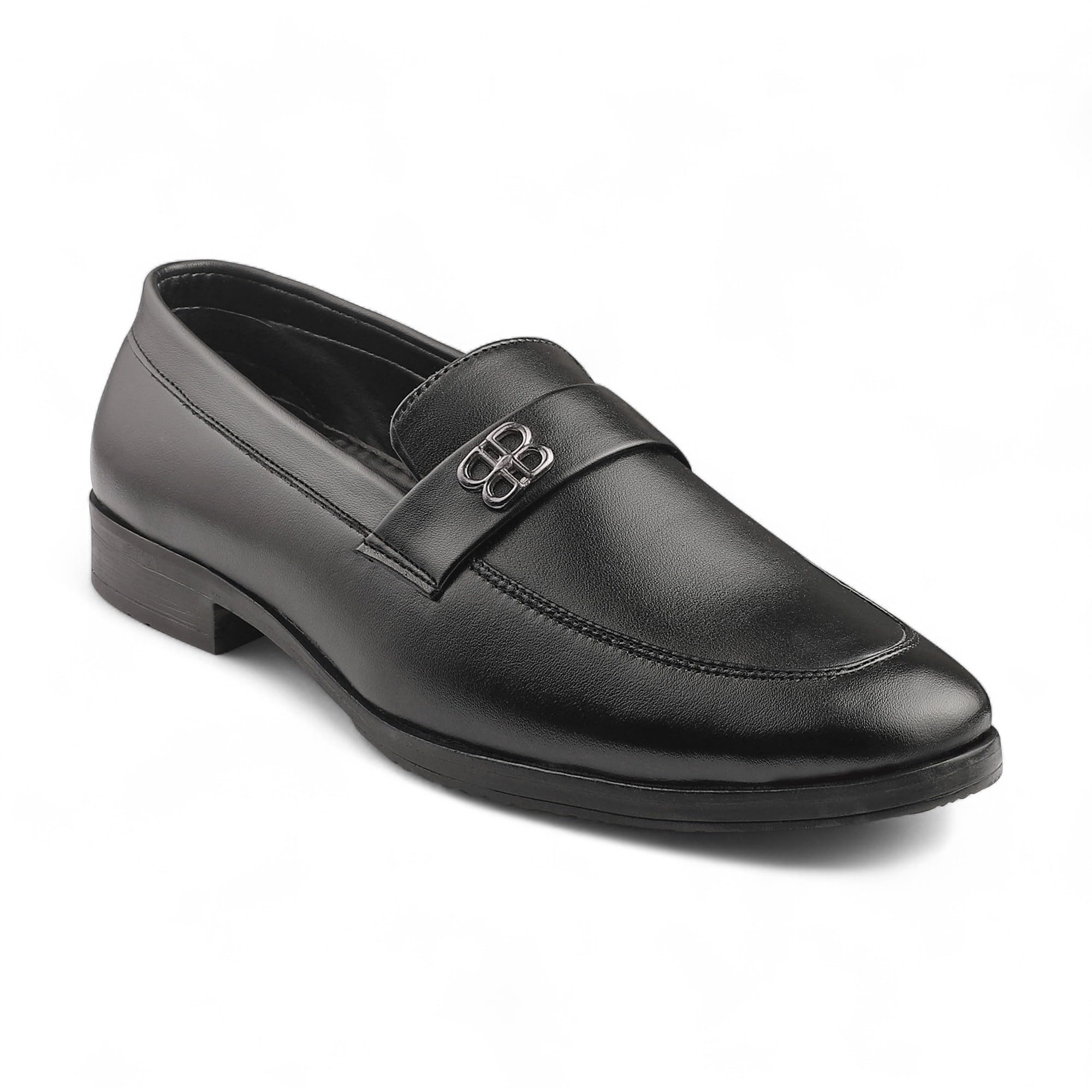 dusk n dazzling Vegan Leather Loafers for Men, Premium Slip-On Formal Shoes for Men, Stylish No-Lace Loafers for Casual N Business Wear-picture-10