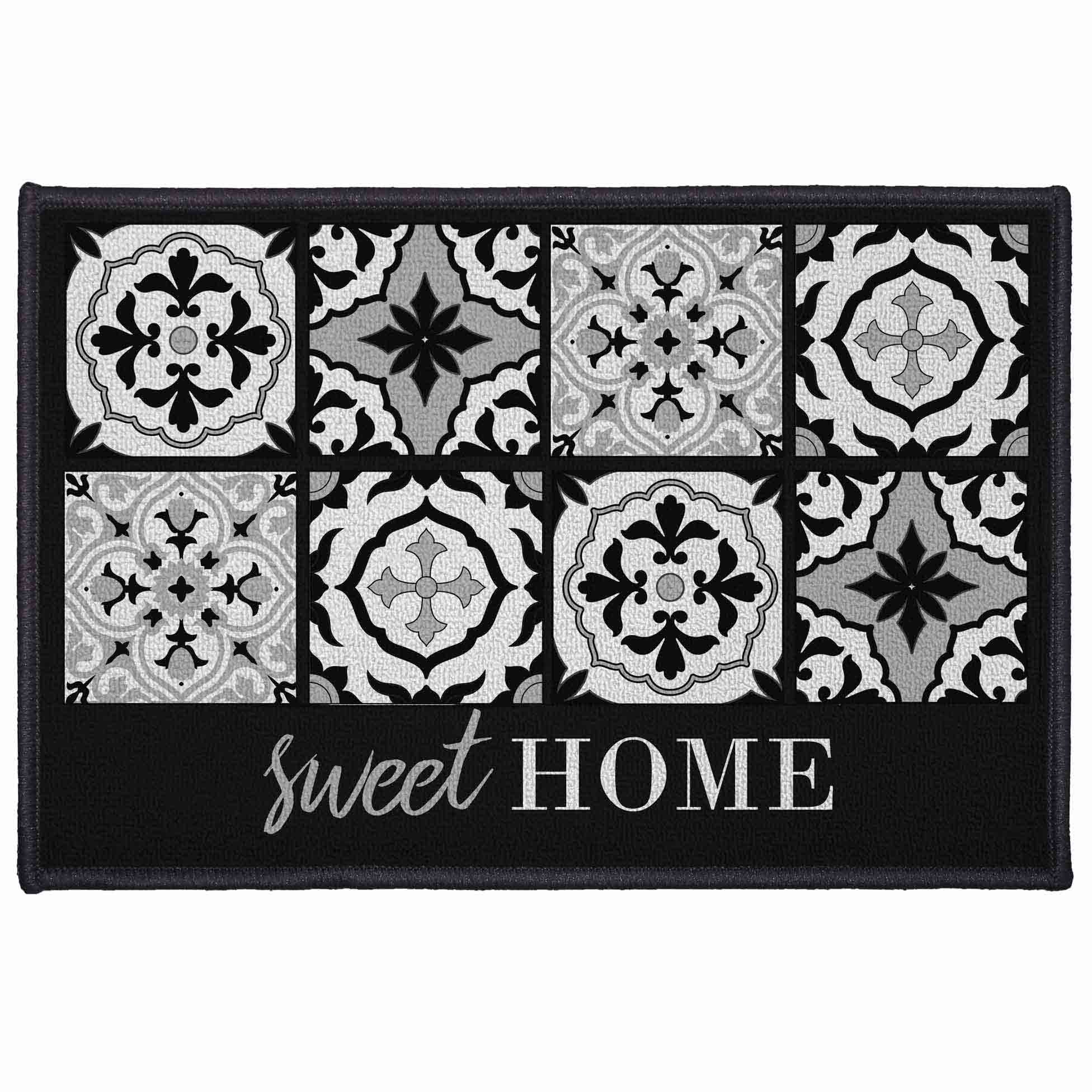 Tapis rectangle 40 x 60 cm Alfama par Douceur d'Intérieur pour entrée