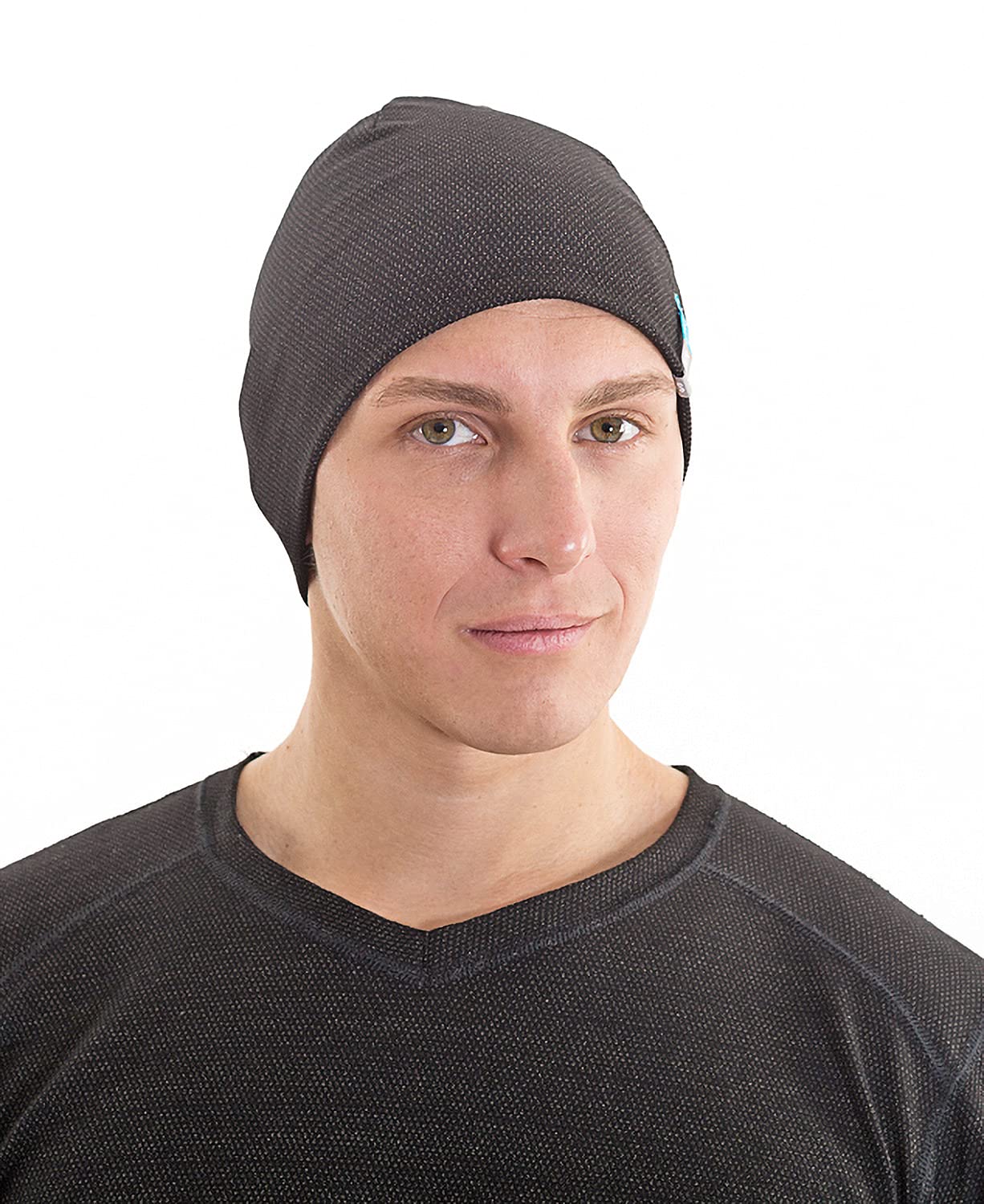 silver wave Silverwave Abschirmkleidung Long Beanie Mütze für Herren - beige