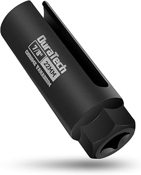 DURATECH O2 Oxygen Sensor Socket with Wide Slot 1/2 Drive x 7/8 (22mm)