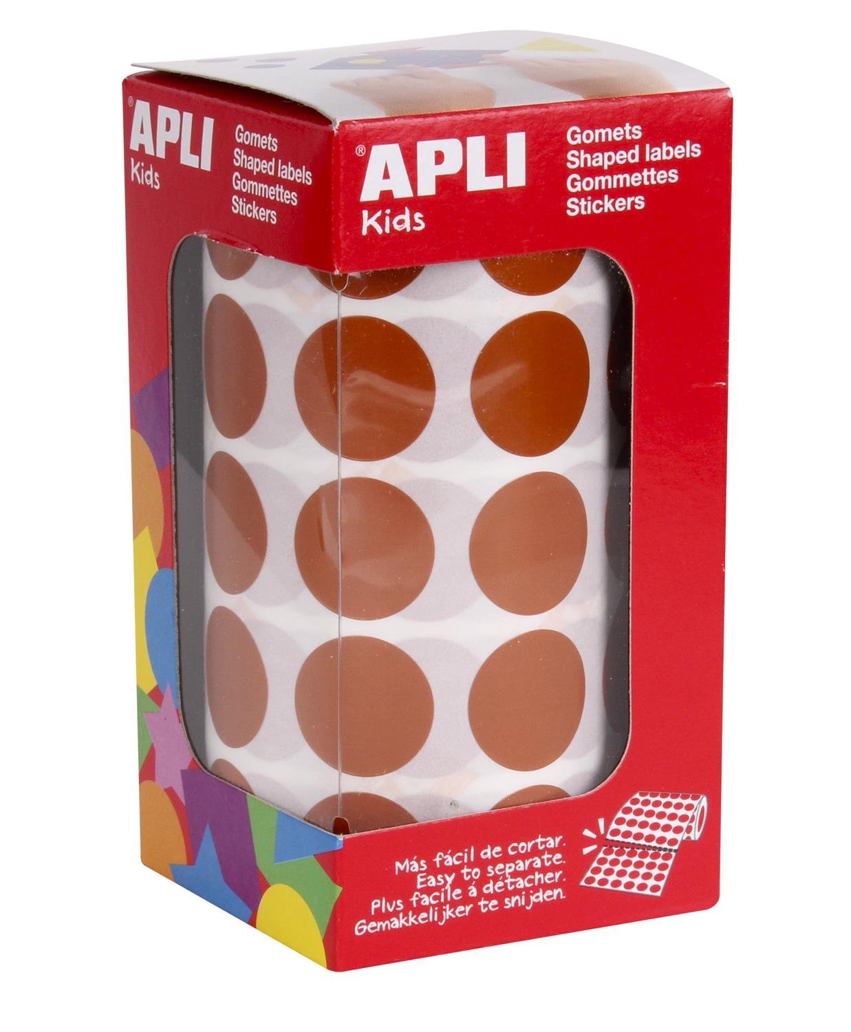 APLI Kids Gomets Roll Round Ø 20 mm Brown