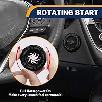 Vista 5 de Cubierta para botón de arranque, cubierta del botón de arranque del automóvil, cubierta del interruptor de llave de encendido del automóvil