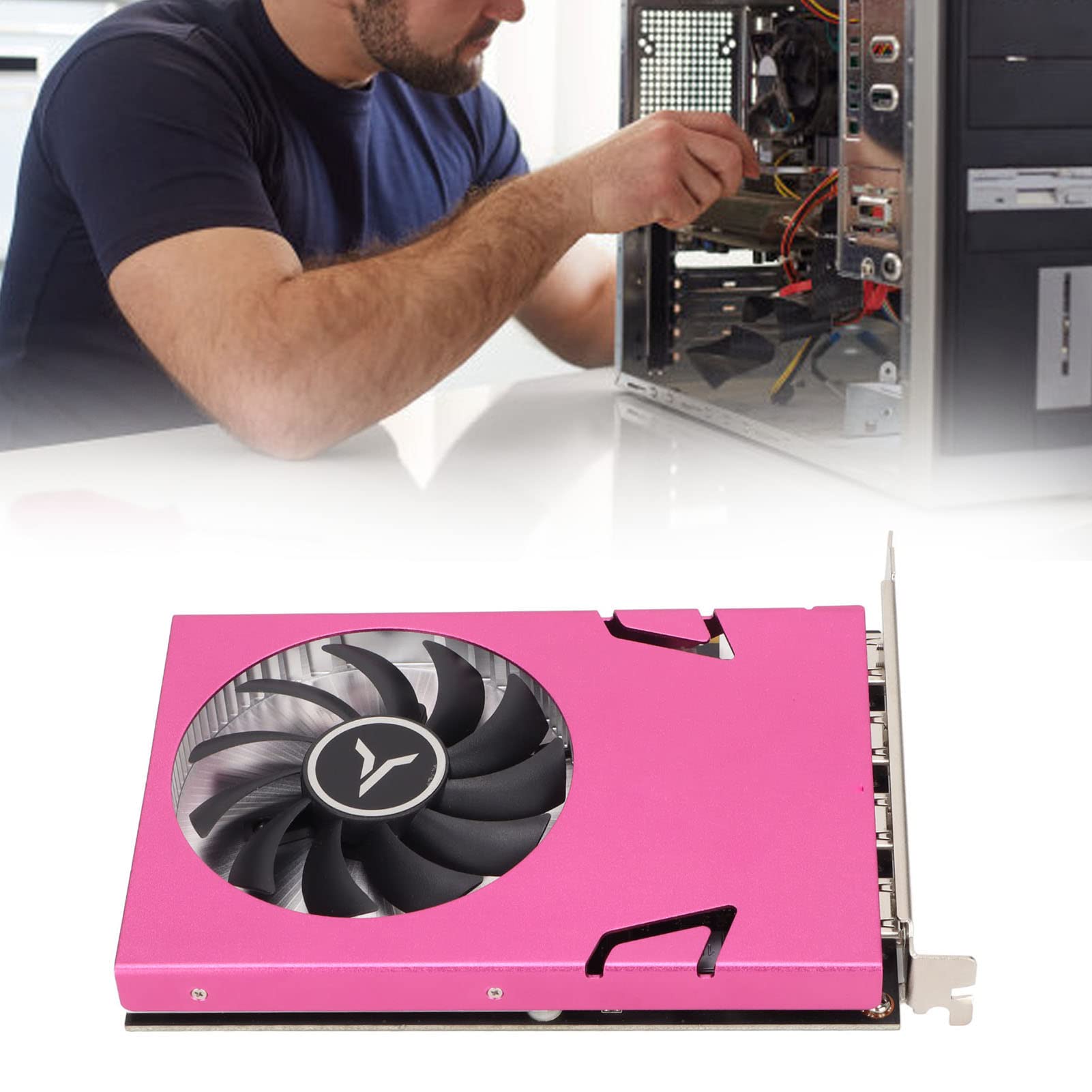 Bewinner Schede Grafiche GT730 2G profondità Colore 10 Bit Immagine Nitida 4K Tecnologia HDR 993/1600 MHz Scheda Video 2G/128 Bit/DDR3 Accessori per Computer