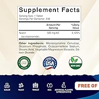 Vista 2 de Vitamatic Niacinamida 500 mg 240 Tabletas - Vitamina B3 sin rubor - Apoya la producción de energía