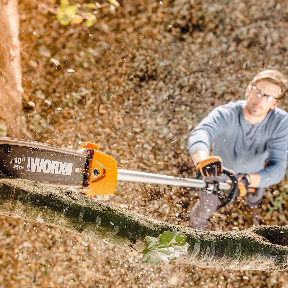 WORX WA0222 |Cabezal Motosierra para Herramienta Multifunción | 25 cm de espada | No incluye barra telescópica