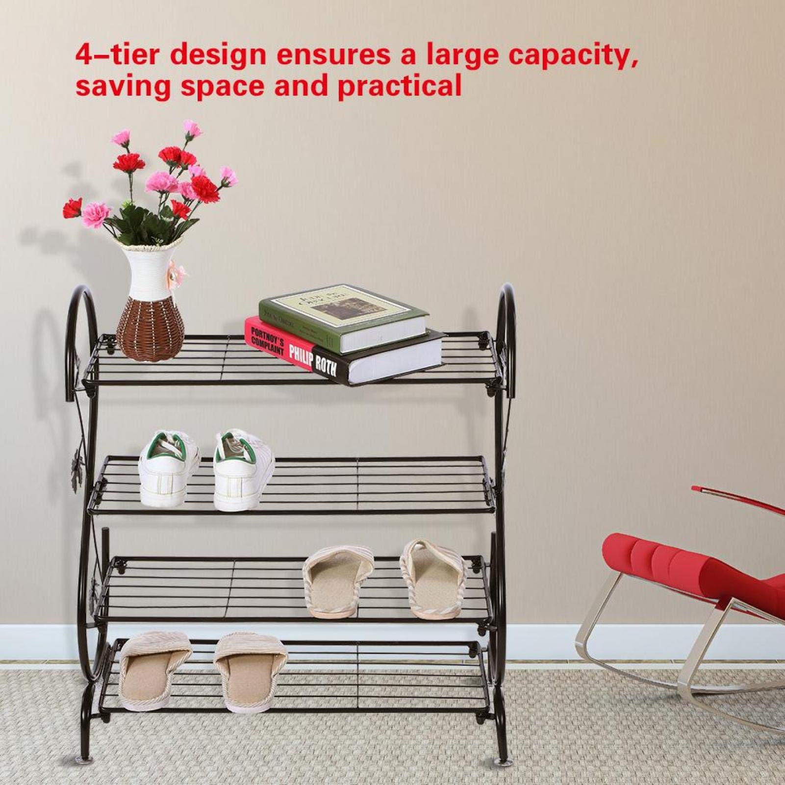 要問合わせ♥️アンティーク調♥️アイアン　シューズラック　ラック　什器 4199603a.jpg