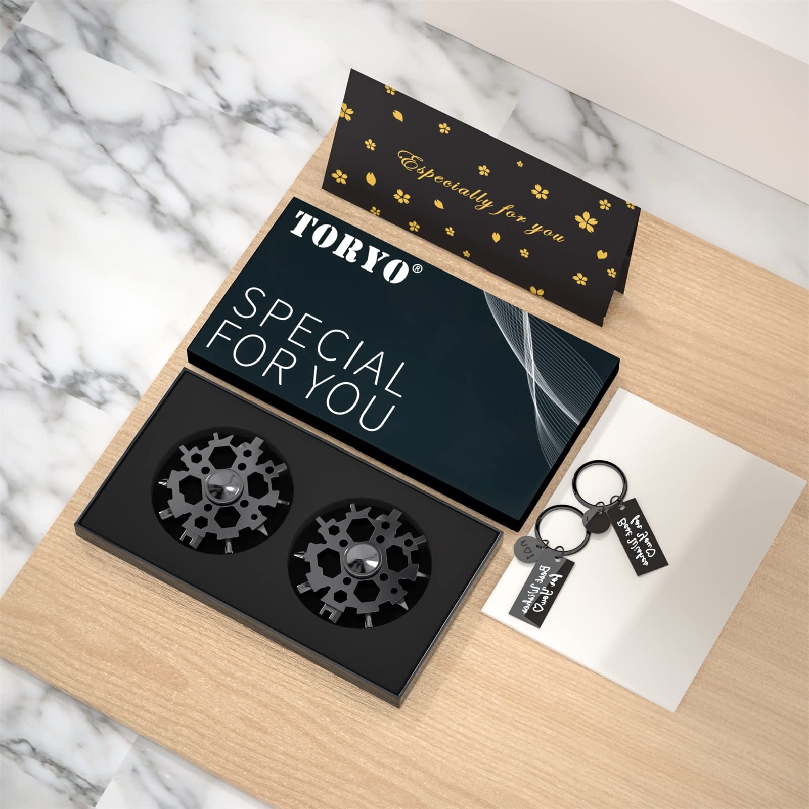 Gifts for Men 22-in-1 Snowflake Multitool as Christmas Stocking Stuffers for Children Teenagers, Adults, Dads, Husbands - Image 3