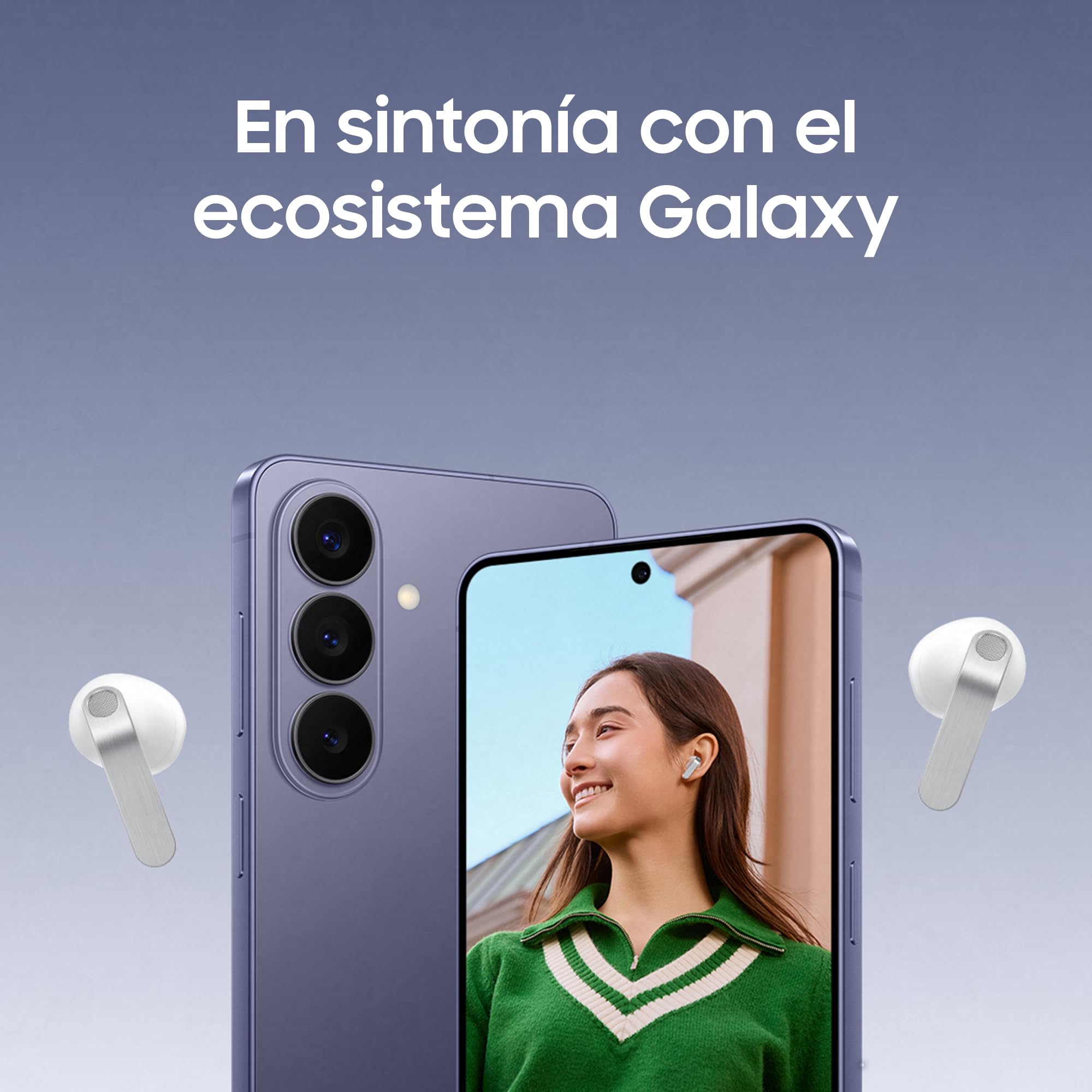 Samsung Galaxy Buds4, Auriculares Bluetooth, Audio 240bit/96 kHz, Cancelación de Ruido Adaptativa, Agente IA de Voz, Garantía del Fabricante 3 Años+1 Año Extra, Negro (Versión Española)
