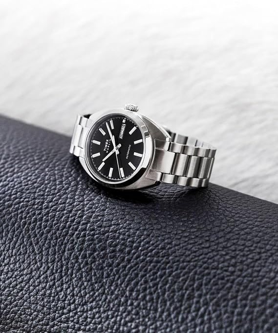 Timex Men's Analogue Automatic Watch Marlin with Stainless Steel Bracelet